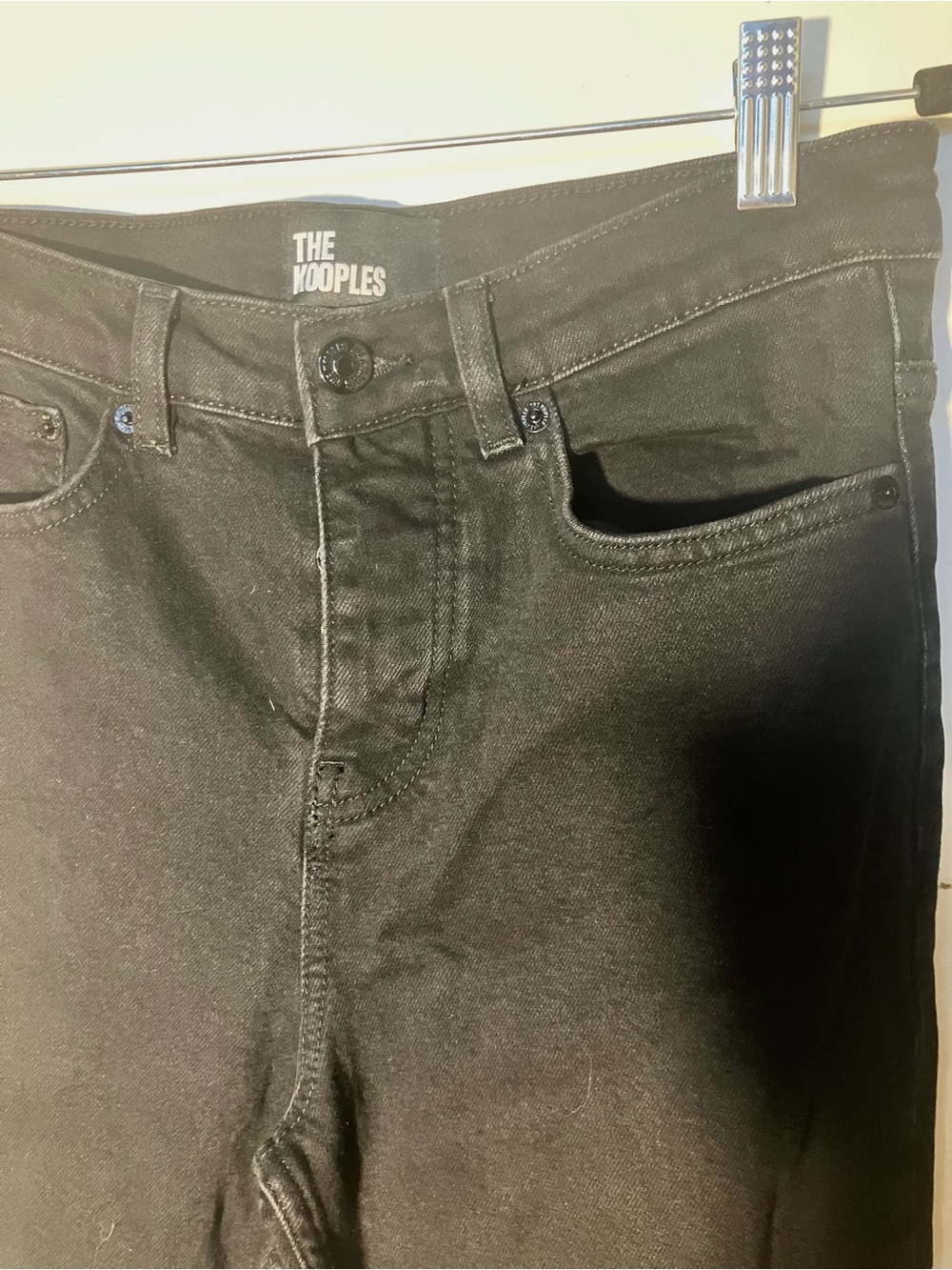 The Kooples Black Women's Slim ,high waist ,Straight Leg Jeans size 27